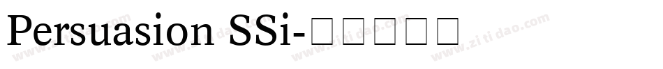 Persuasion SSi字体转换